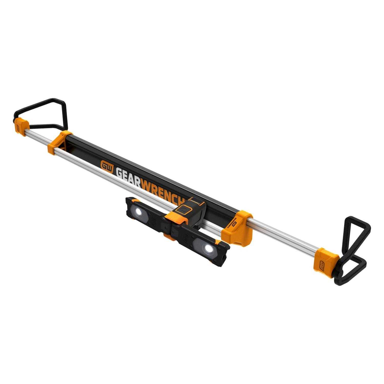 GearWrench 83350 1000 Lumen Rechargeable Wing Light with Underhood Rack - Cheap Fitting