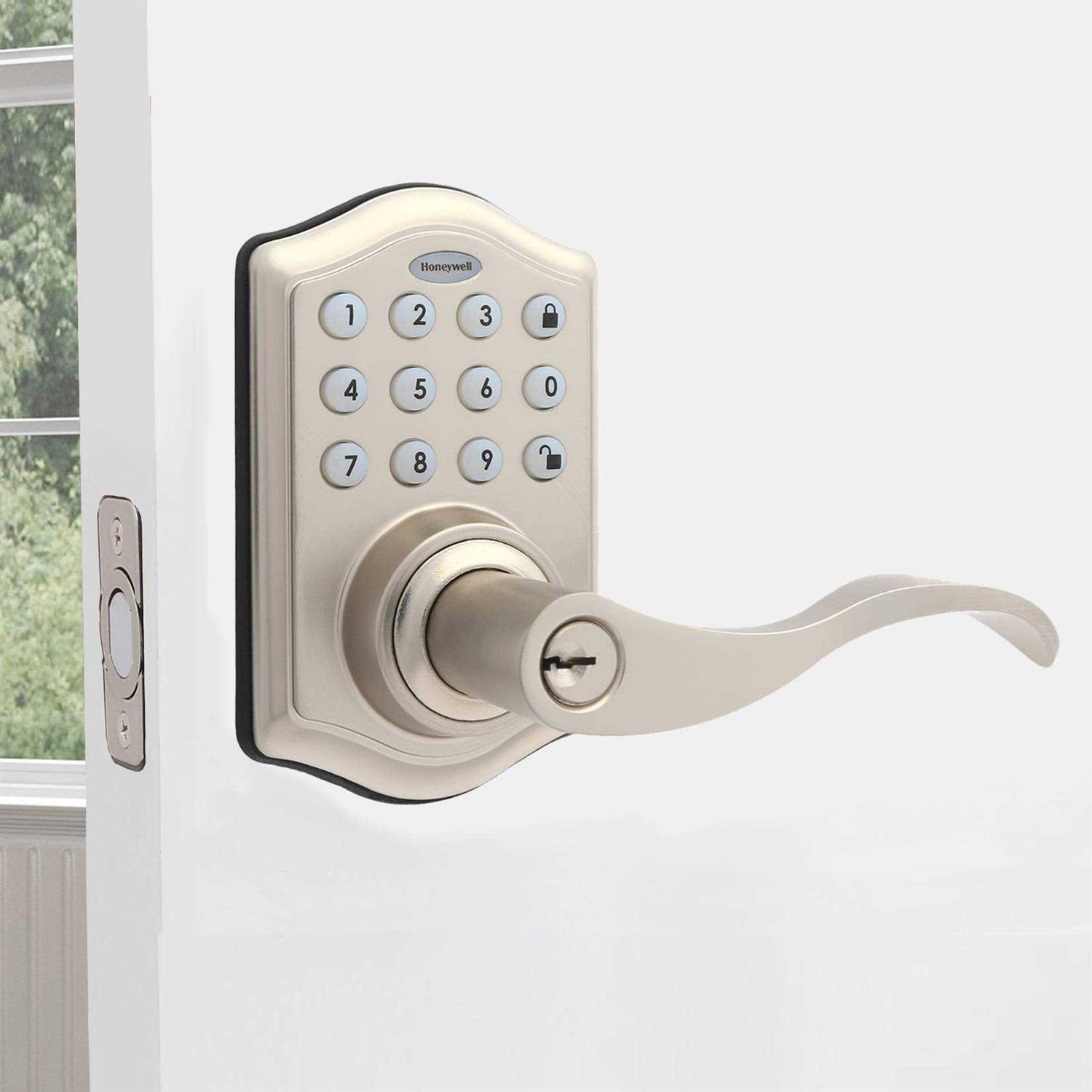 Honeywell Electronic Entry Lever Door Lock 8734301 - Cheap Fitting