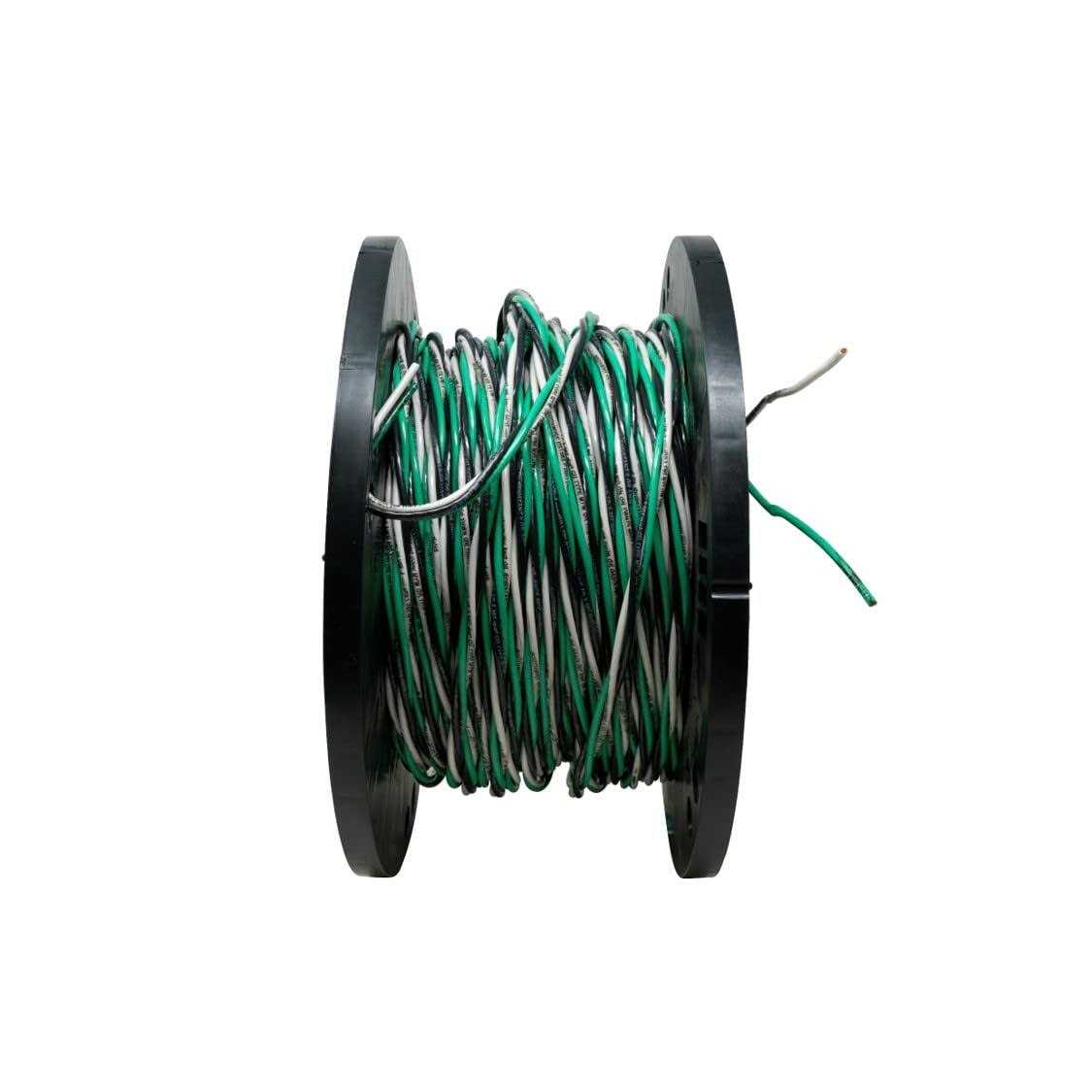 Southwire 12/3 Black/White/Green Solid CU THHN Tri-Wire - Cheap Fitting