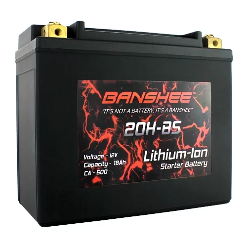 Banshee Lithium Ion 20-BS Battery 500 Cranking Amps 12V - Cheap Fitting