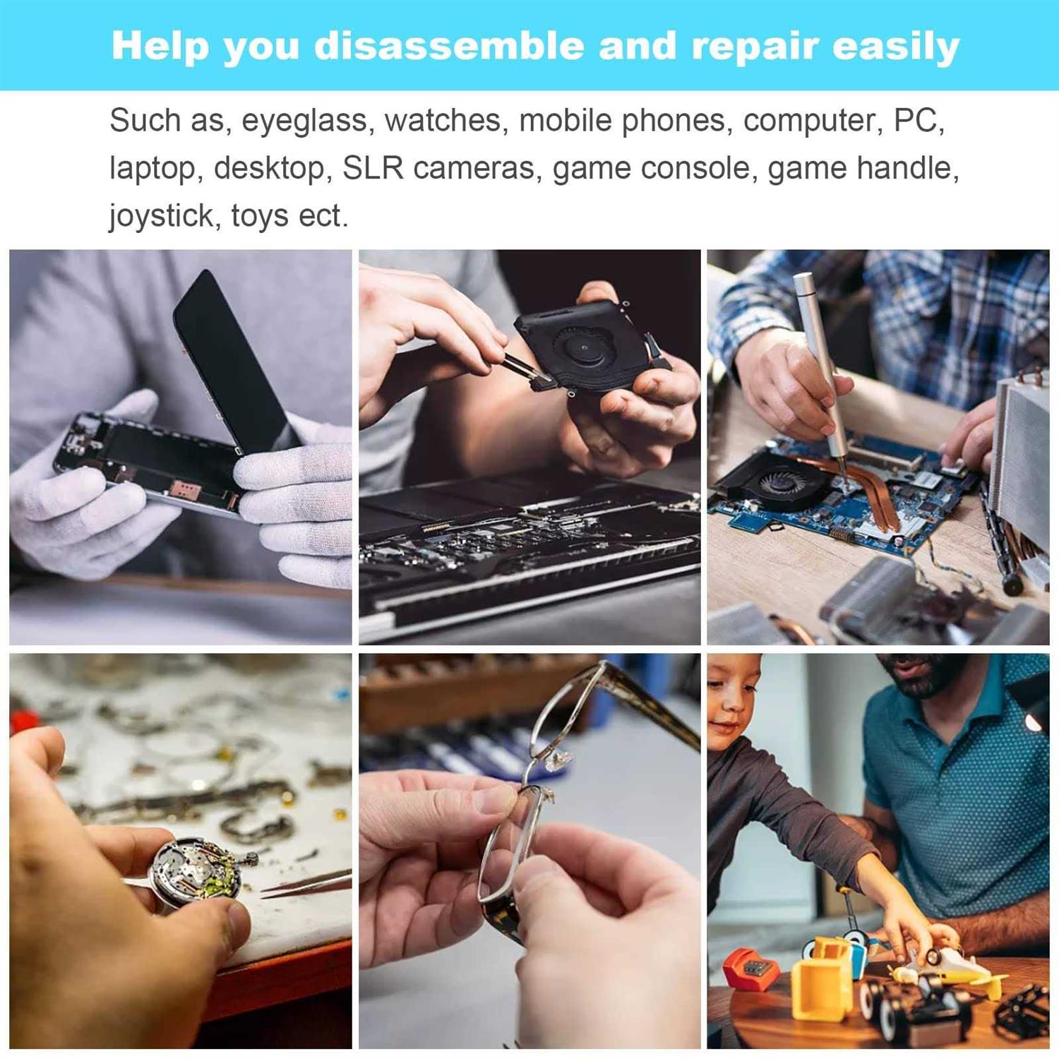 Precision Screwdriver Set 25 PCS Small Screwdriver Set Magnetic with Torx Flathead Phillips Star Pentalobe Y Screwdrivers - Cheap Fitting