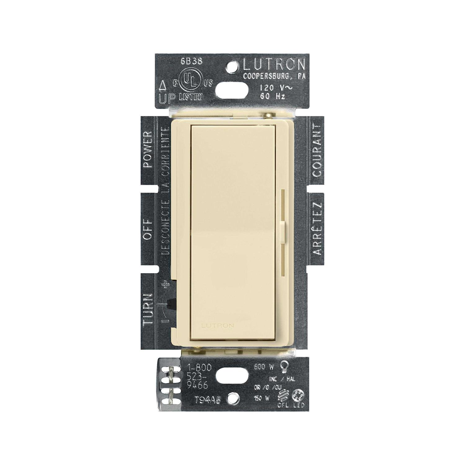 Lutron DVCL-153P-IV Diva Dimmer CFL/LED - Cheap Fitting