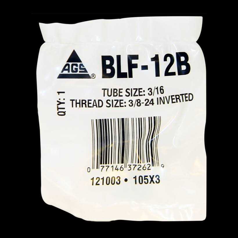 Ags Tube Fitting BLF-12C-5 - Cheap Fitting