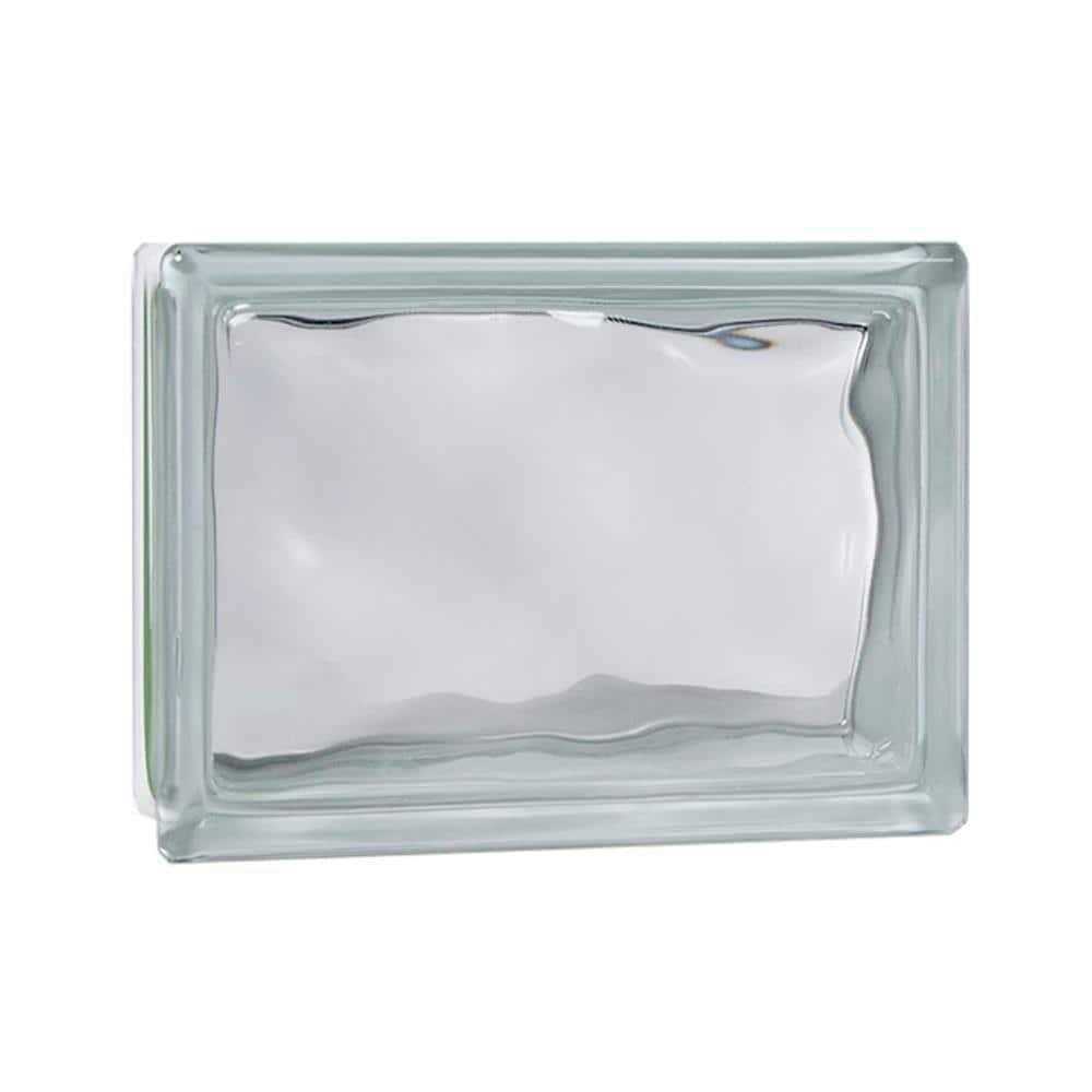 Mulia Glass Clear Wave Glass Block GBWAV683 - Cheap Fitting