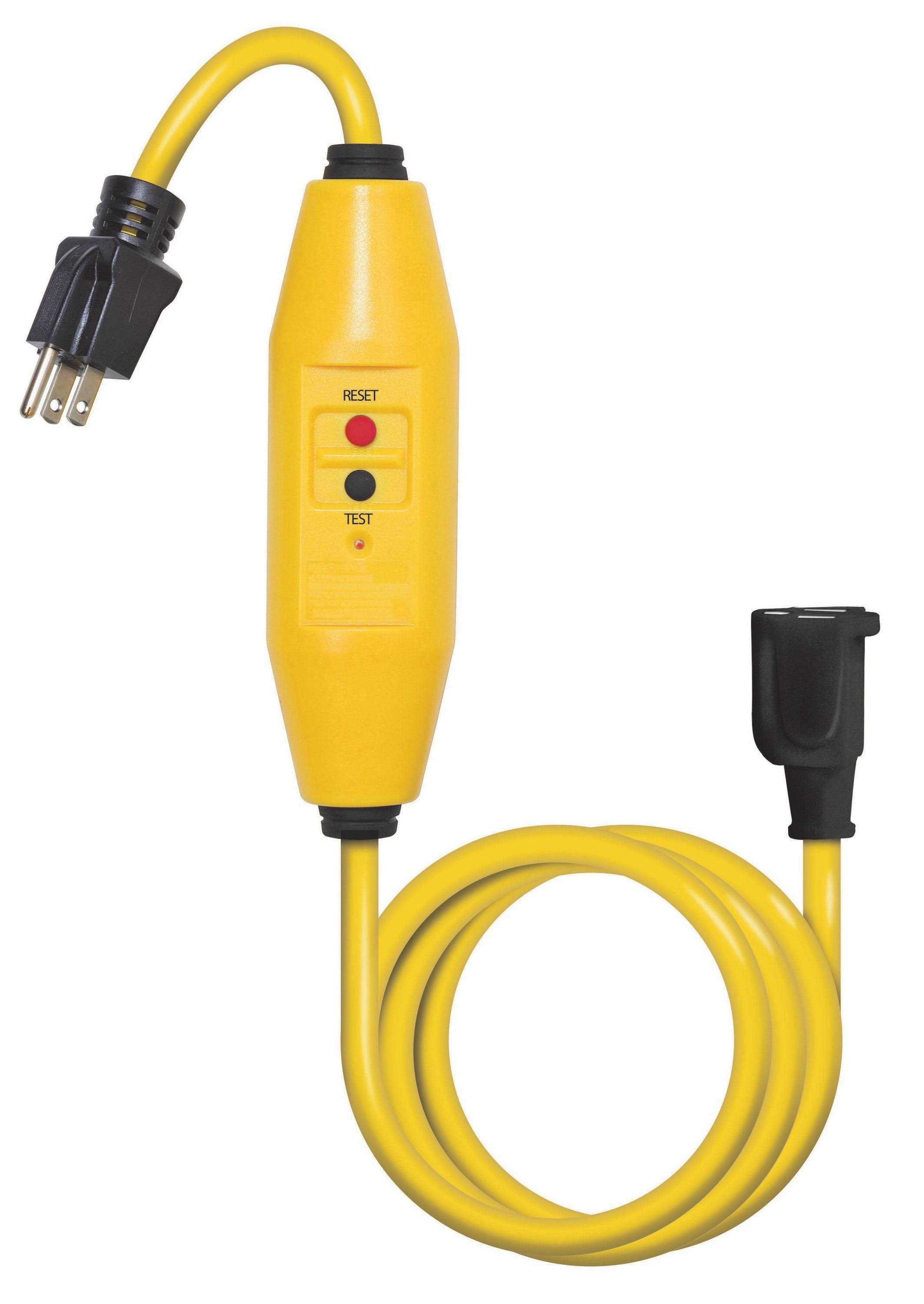 Tower Manufacturing Corporation 6 ft. In-Line GFCI Cord - Cheap Fitting