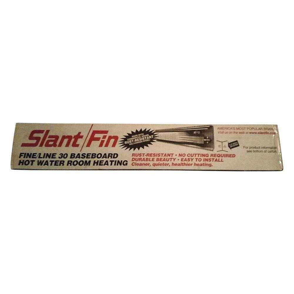 Slant/Fin Fine/Line 30 6 ft. Hydronic Baseboard Fully Assembled Enclosure and Element 101401060 - Cheap Fitting