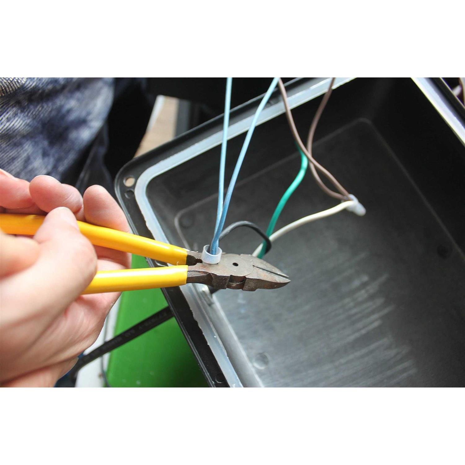 Rextin 1000pcs Transparent CE2 Protective Closed End Wire Crimp Connector Cap - Cheap Fitting