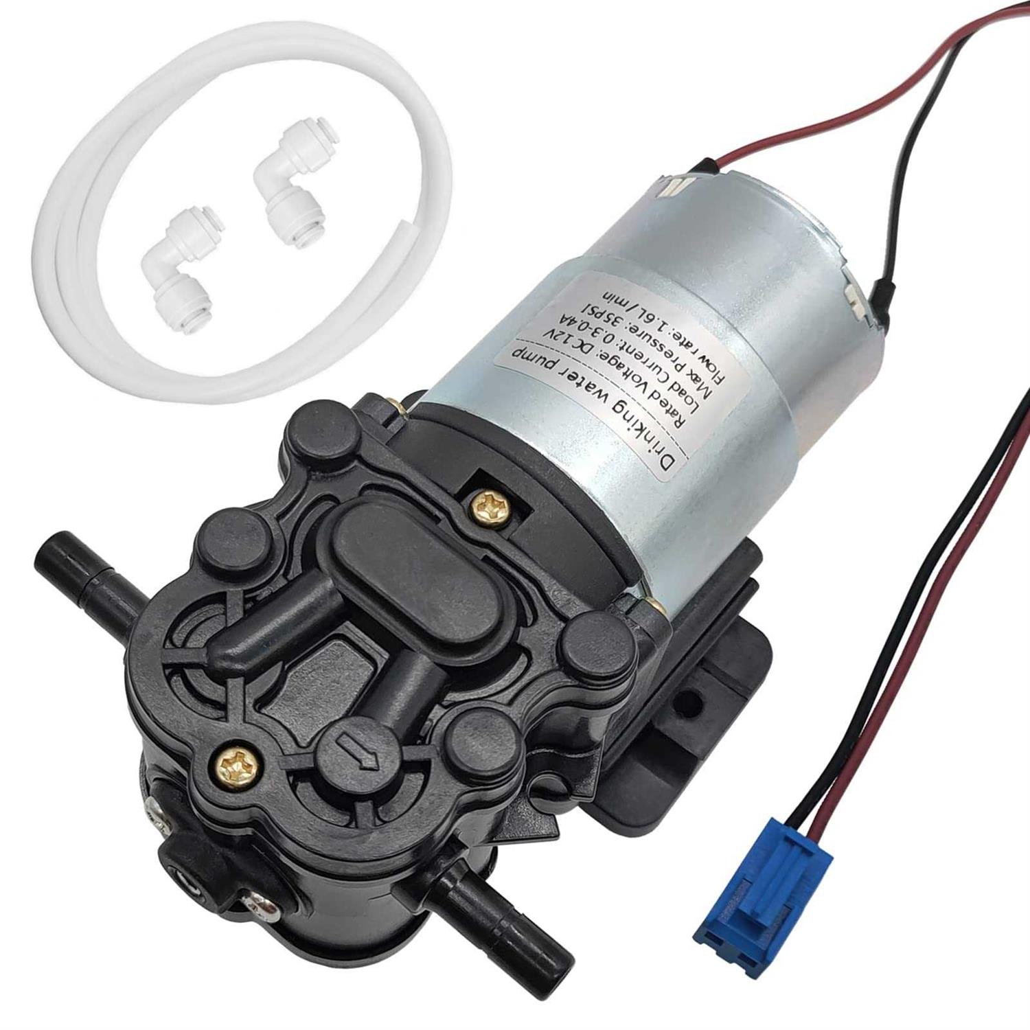 Qiangsens DC 12V Water Dispenser Water Pump 1.6LPM 35PSI Self-priming 1.3m - Cheap Fitting