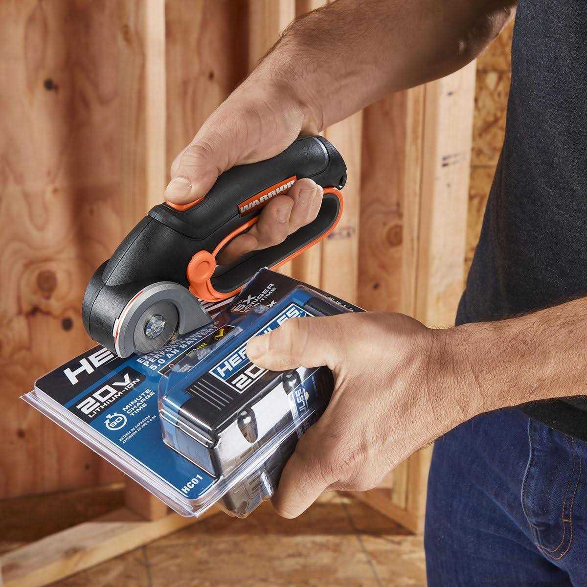 Warrior 4V Cordless Power Cutter - Cheap Fitting
