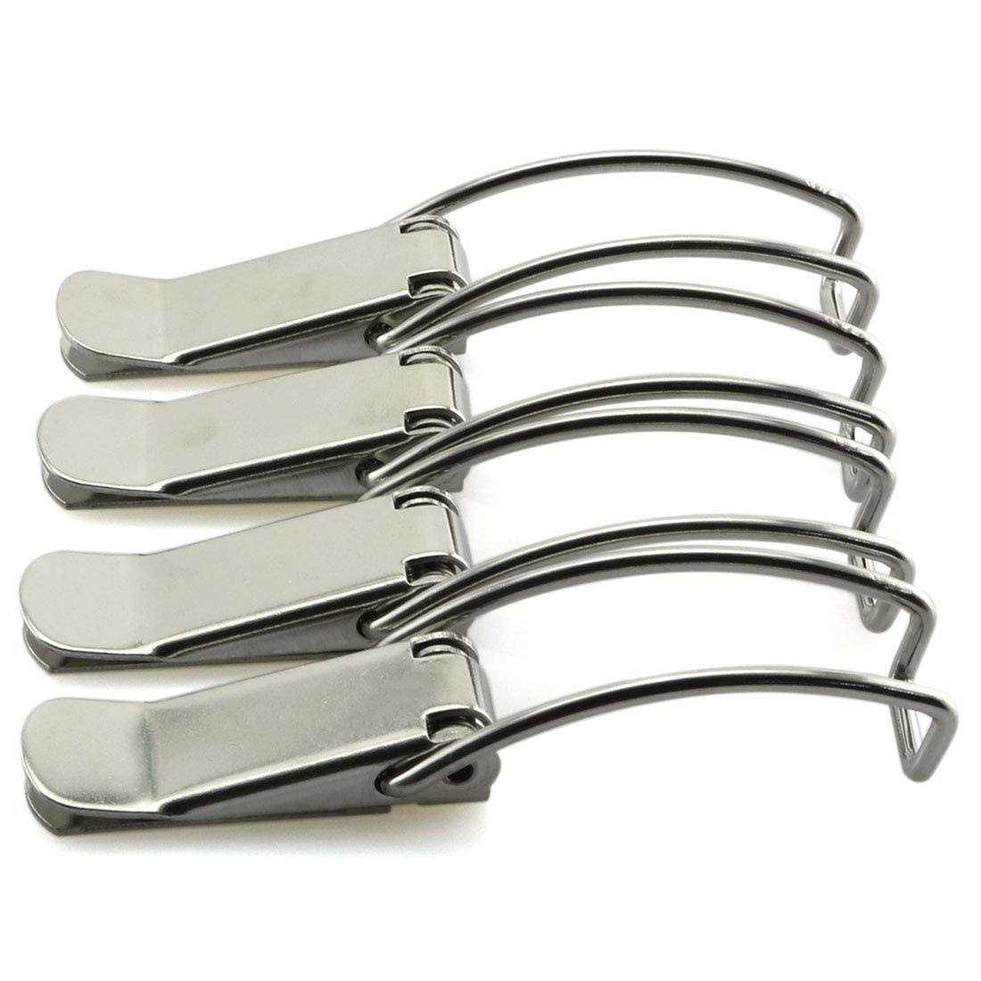 HJ Garden 4pcs 85mm/3.35 inch Spring Loaded Toggle Latch Hasp,304 Stainless Stee - Cheap Fitting