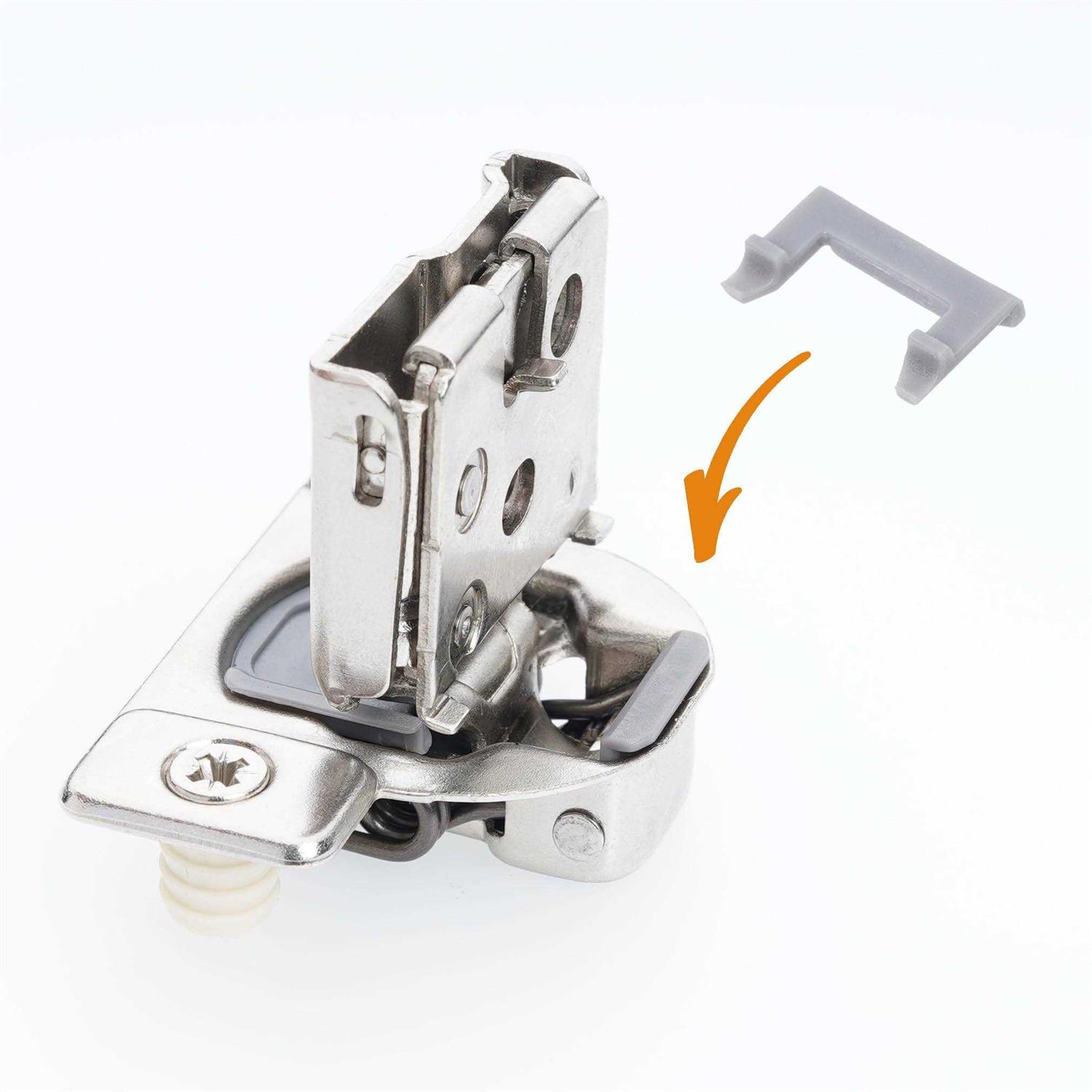 DecoBasics Cabinet Restrictor Clips 86° Degree Angle Cabinet Door Hinge Restrictor Clip for Soft Close Hinge-90° Opening Kitchen - Cheap Fitting