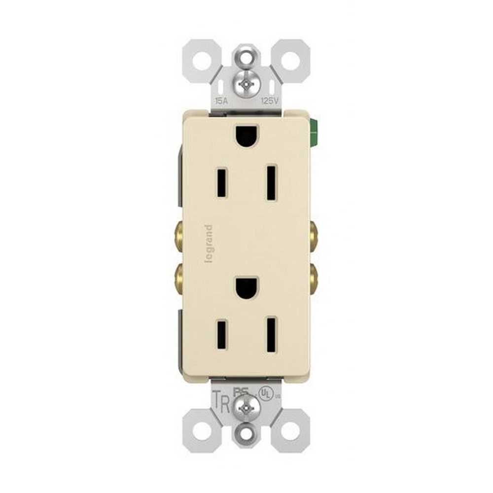 Legrand Tamper Resistant Decora Receptacle 15A 885TRBK - Cheap Fitting