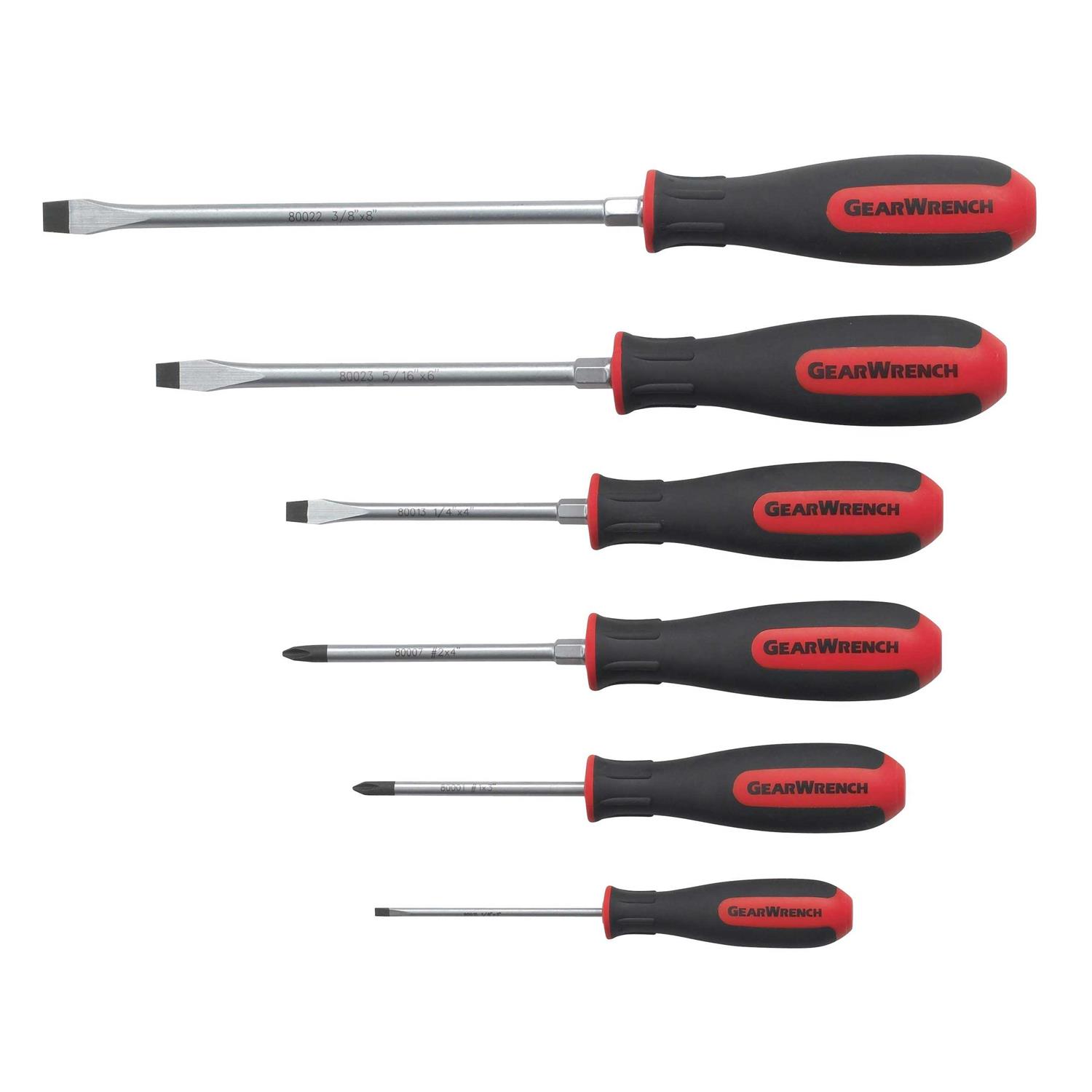 GEARWRENCH 6 Piece Combination Screwdriver Set 80050 - Cheap Fitting