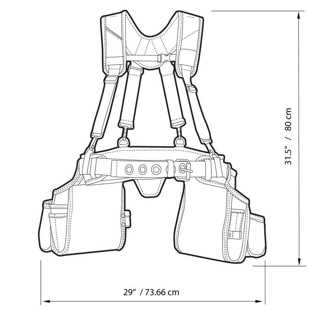 Toughbuilt TB-302-6 Pro Carpenter Suspension Rig - Cheap Fitting