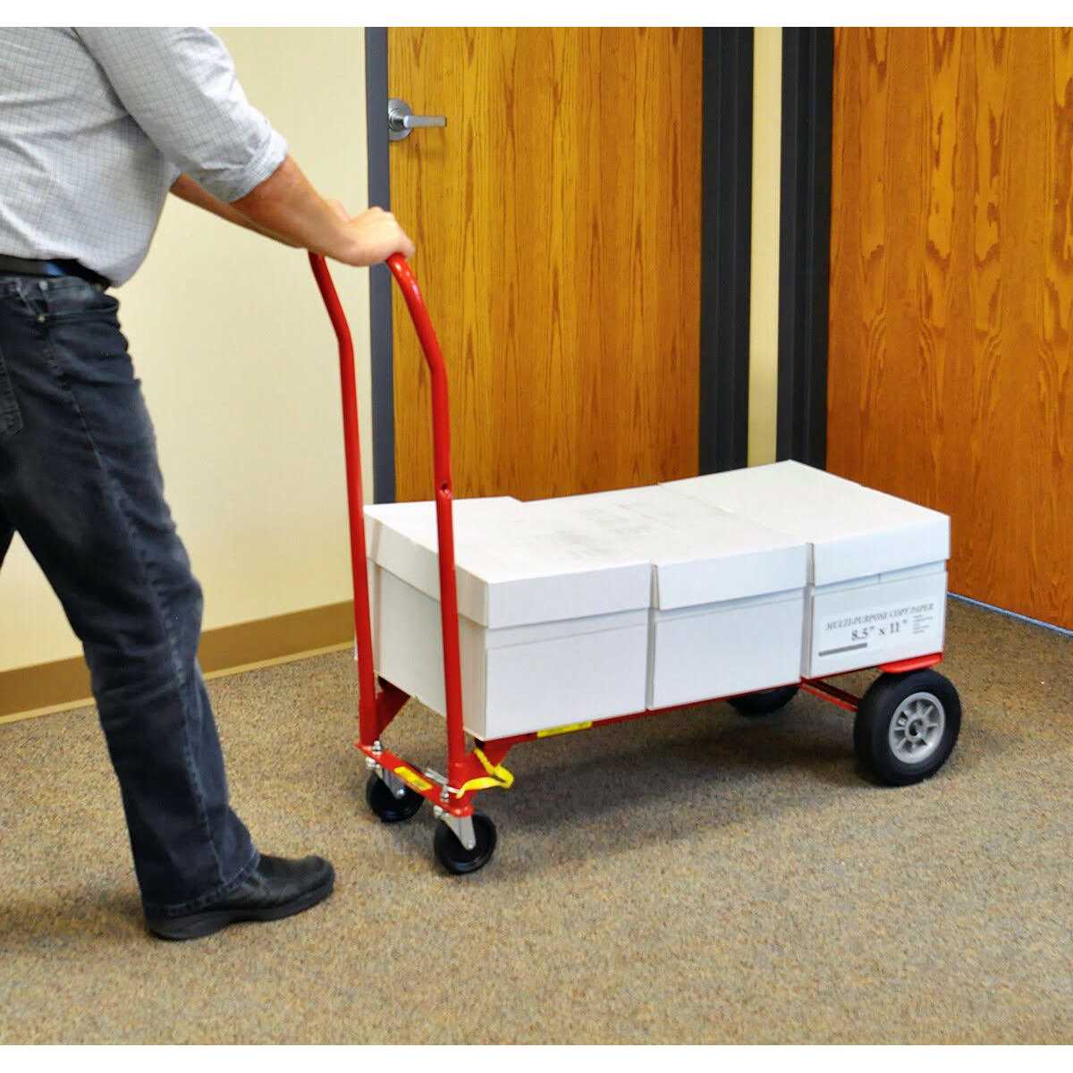 Milwaukee 600 lb. Capacity 2-in-1 Convertible Hand Truck - Cheap Fitting