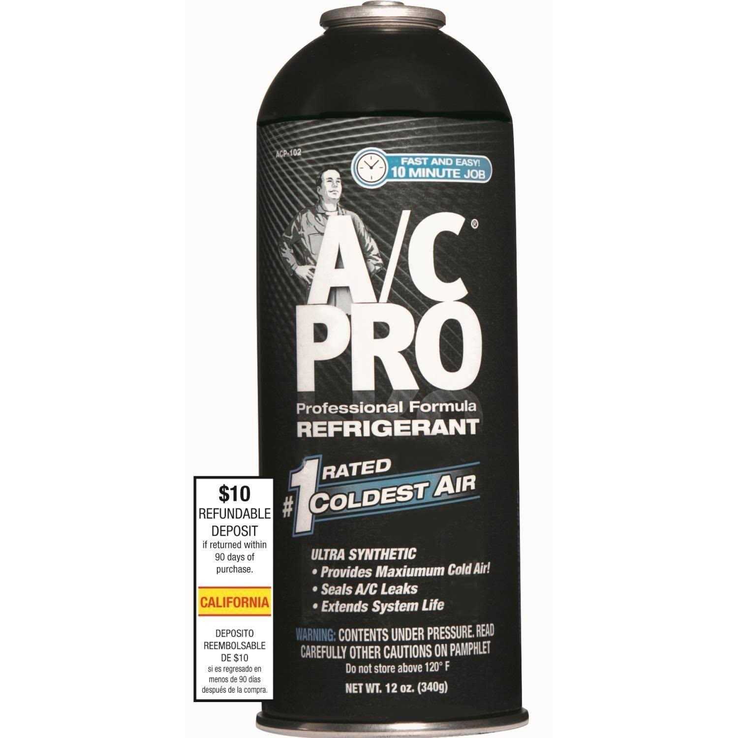 A/C Pro Professional Formula Refrigerant 12 oz - Cheap Fitting