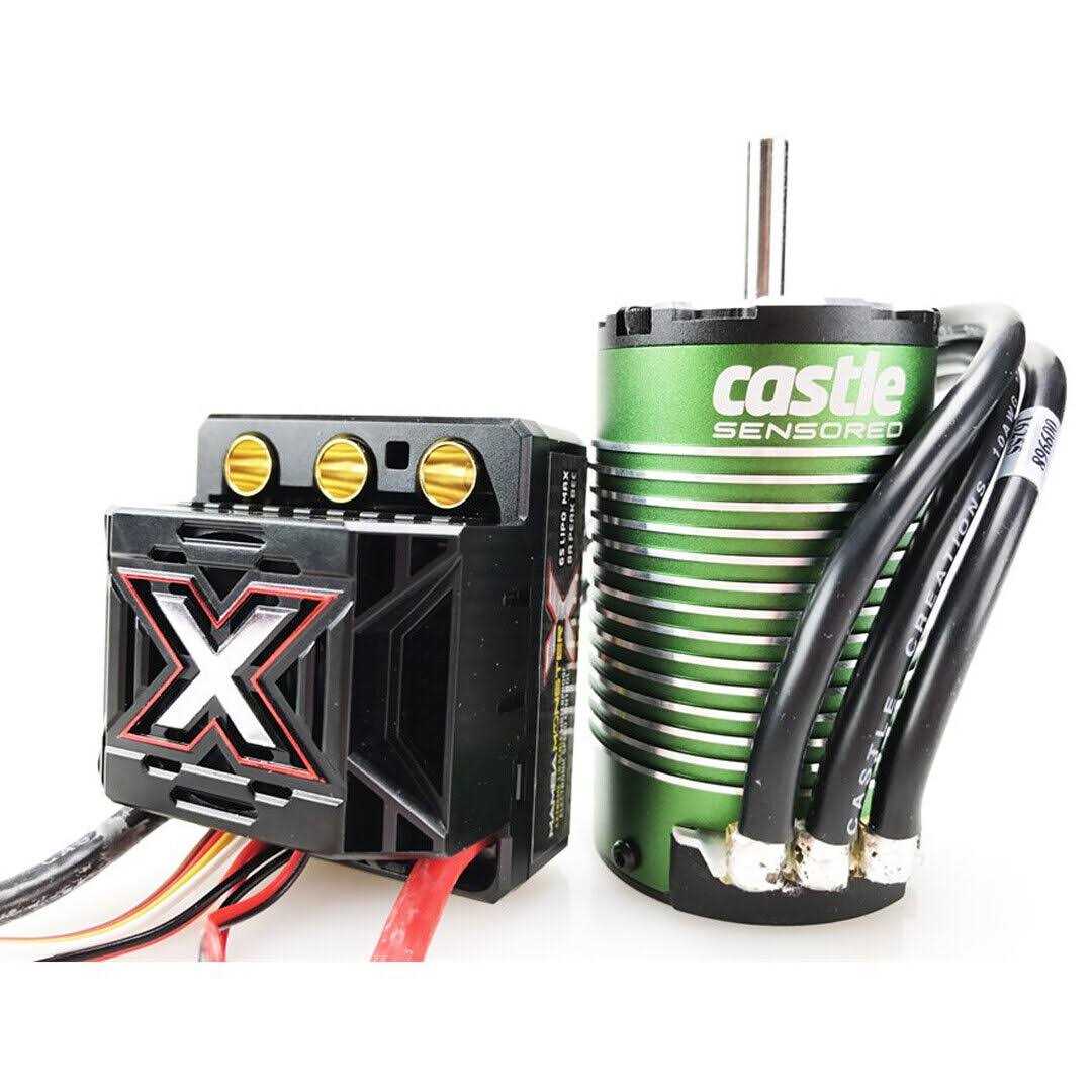 Castle Creations Monster X 25.2V ESC 8A BEC w/ 1515-2200kV V2 Sensored Motor - Cheap Fitting