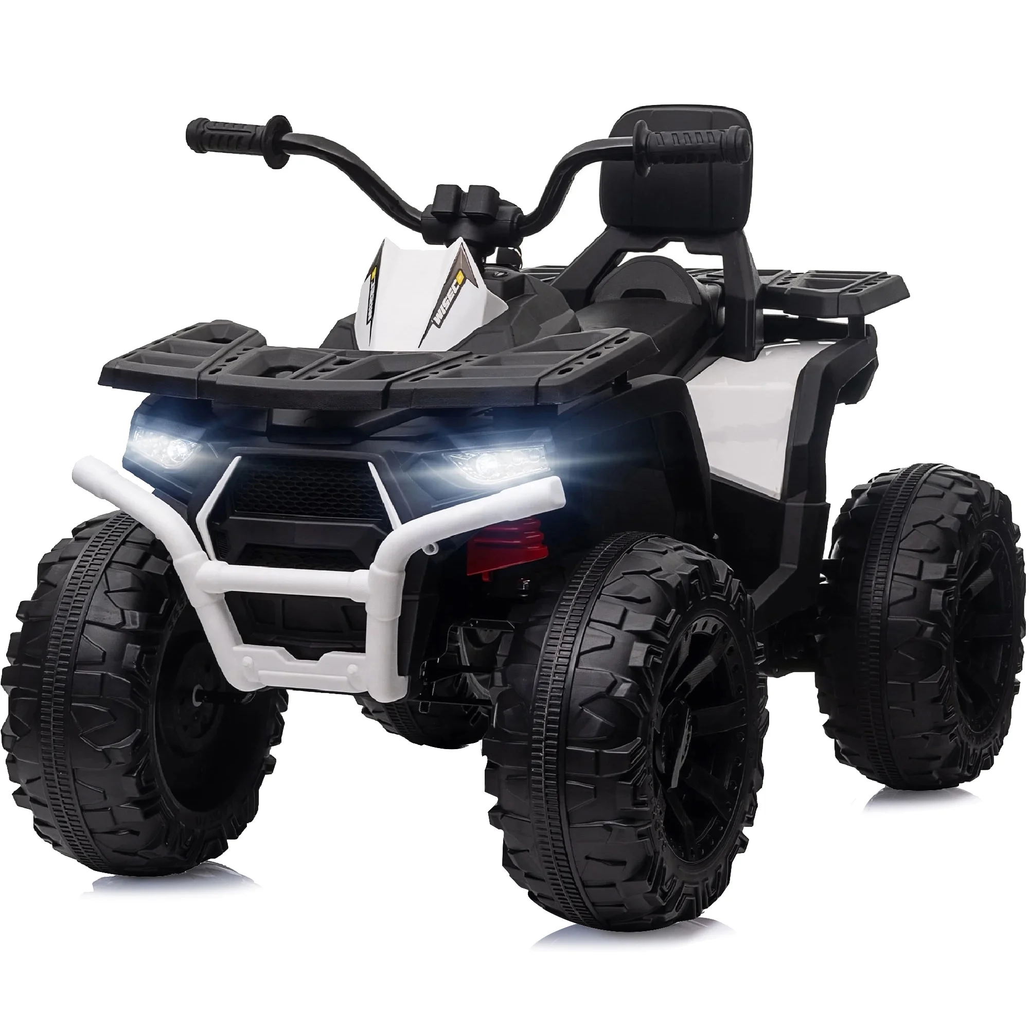 Hikiddo JC333 24V Ride on Toy, Kids ATV 4-Wheeler with 400W Motor, 2 Seater - Black - Cheap Fitting