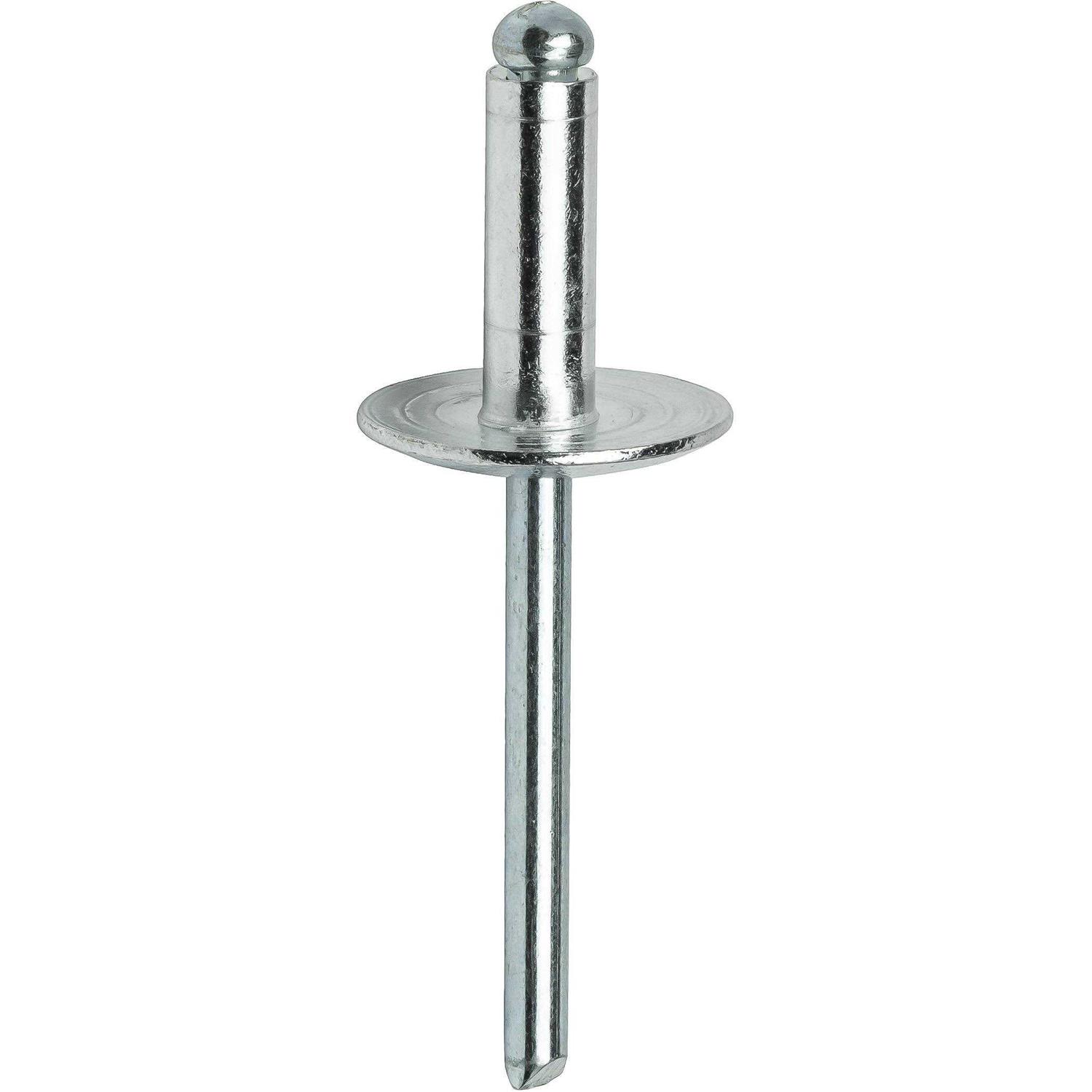 Fastenere.com Large Flange Head Pop Rivets Aluminum Body Steel Mandrel Qty 100 - Cheap Fitting