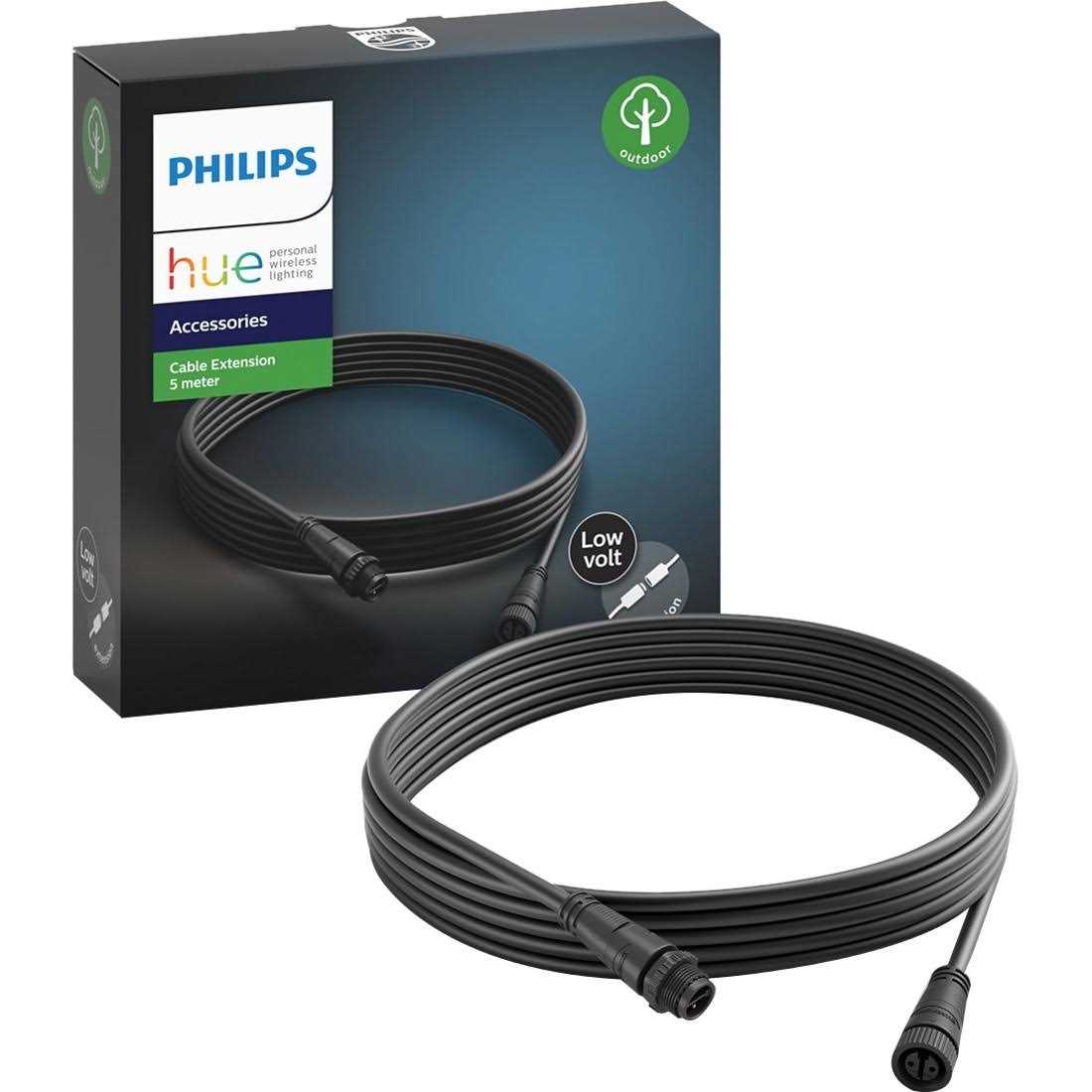 Philips Hue Outdoor Low Voltage Cable Extension - Cheap Fitting