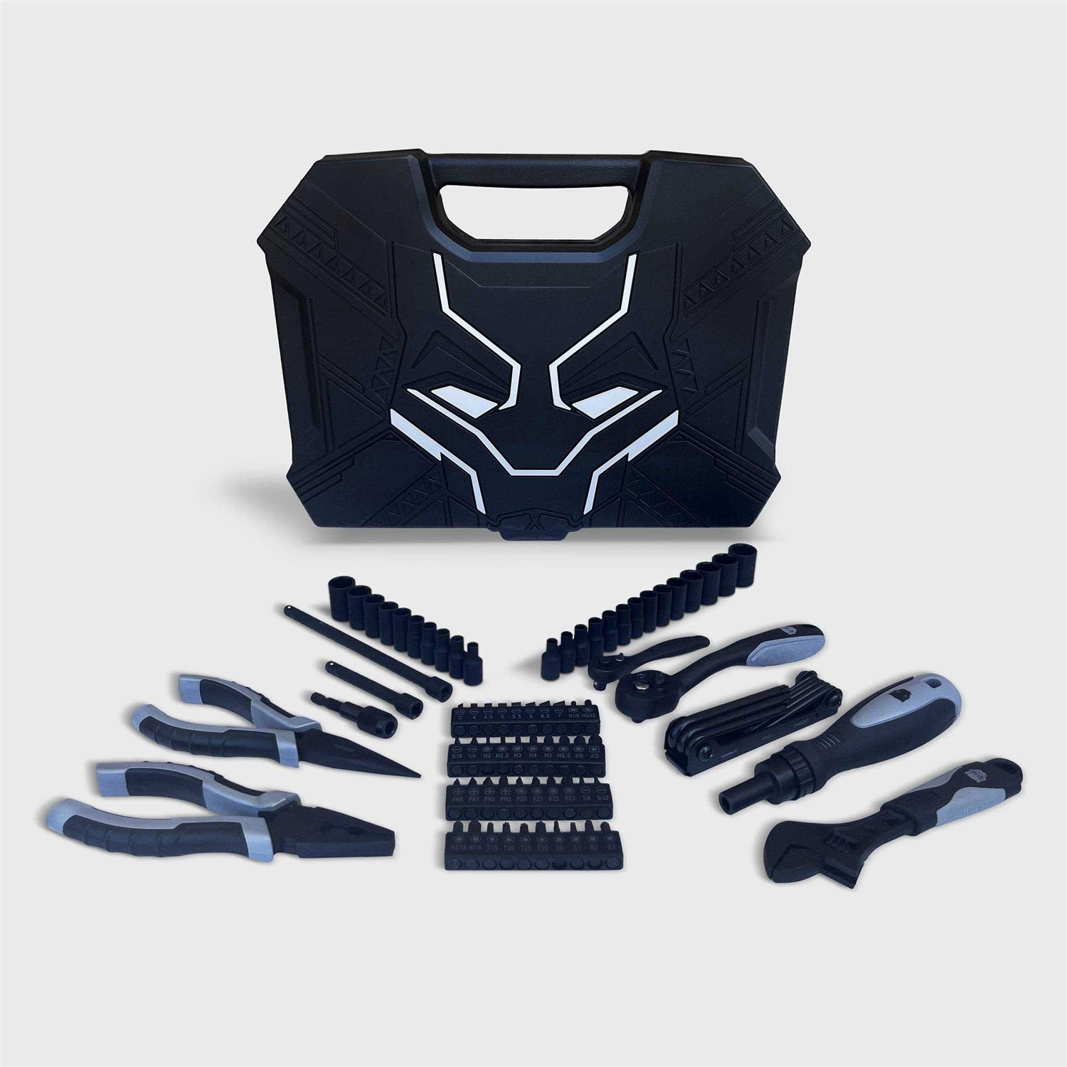 Marvel Black Panther 82pc Tool Set Set and - Cheap Fitting
