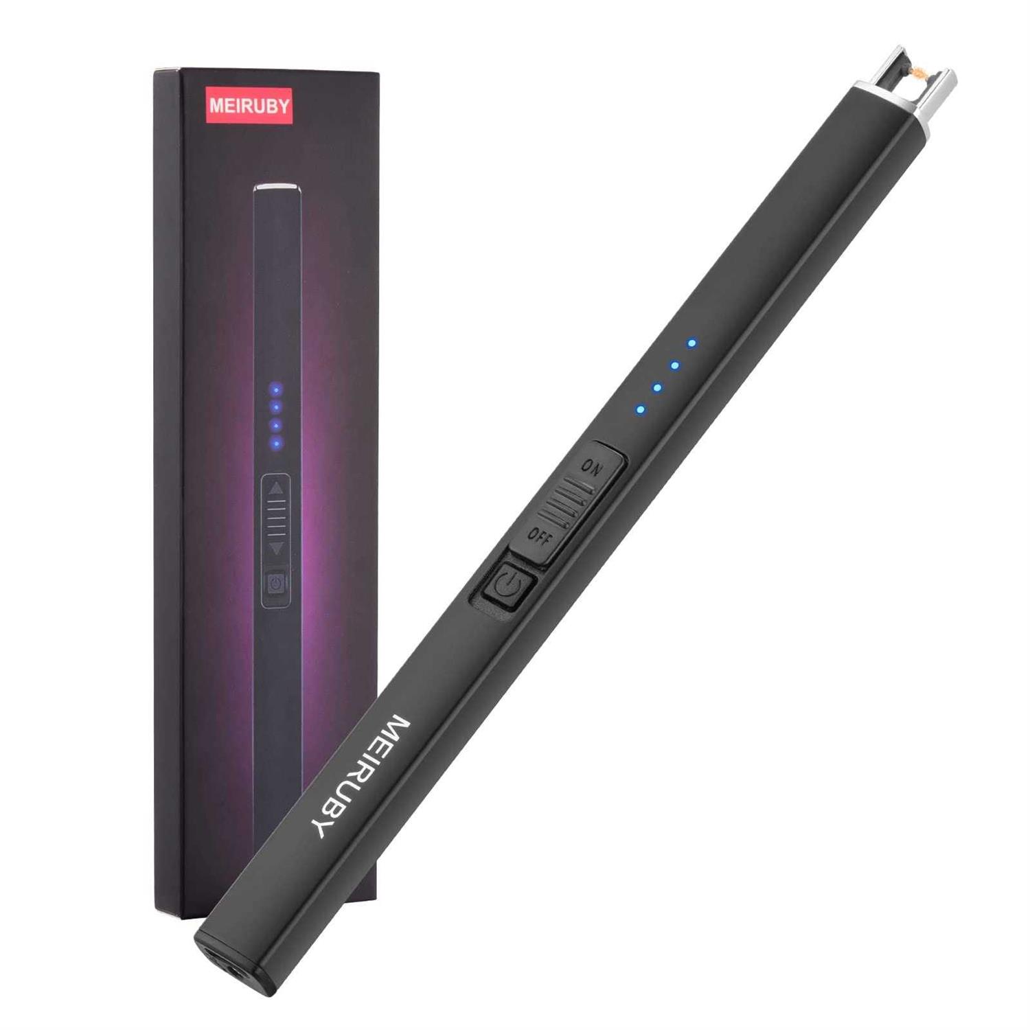 Meiruby Lighter Electric Lighter Candle Lighter Rechargeable USB Lighter Arc Lighters for Candle Camping Family Use - Cheap Fitting