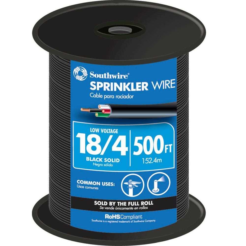 Southwire 18 / 4 Solid Sprinkler Wire (By-the-foot) | 49276945 - Cheap Fitting