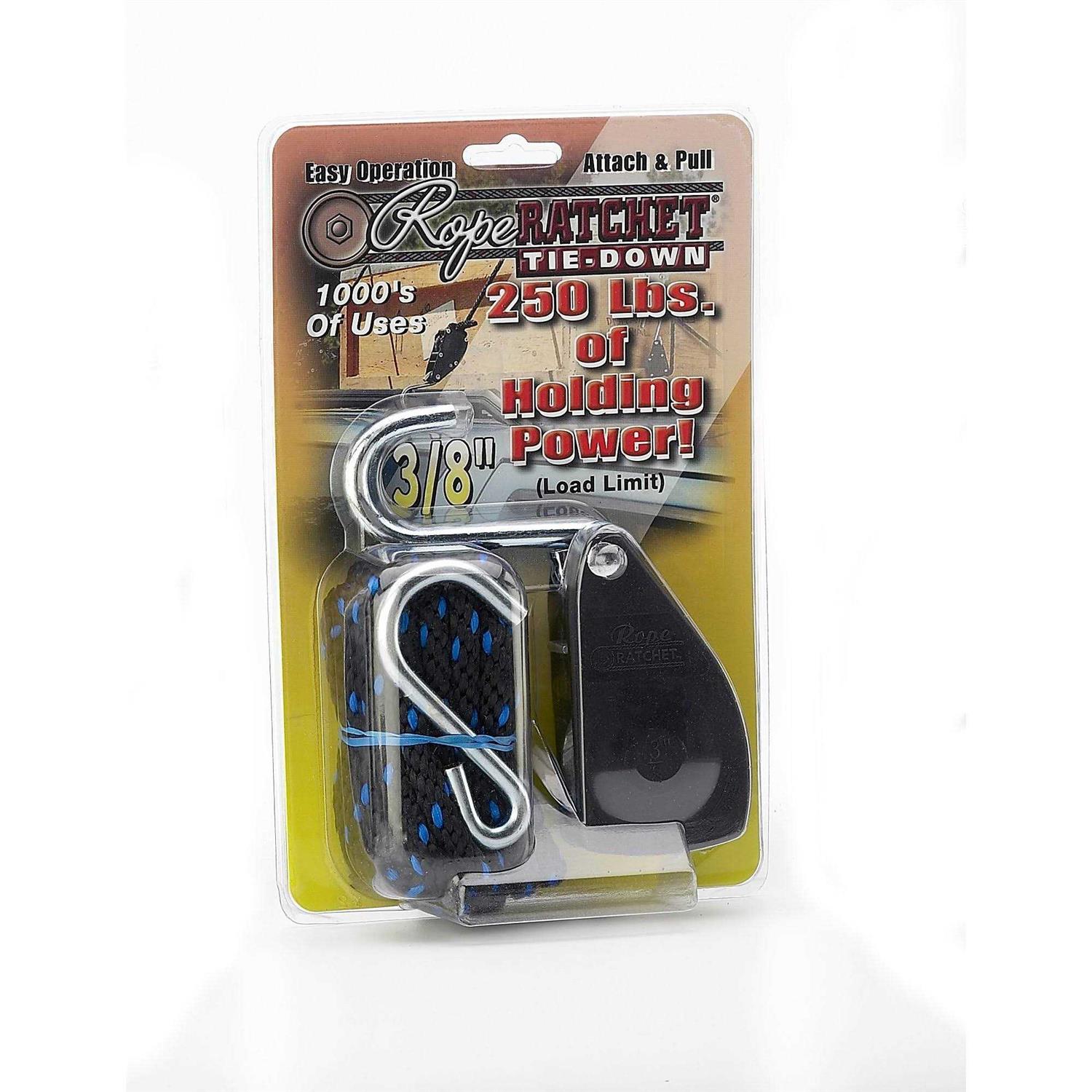 Rope Ratchet 3/8 in. With 8 ft. Rope & Hook 10020 - Cheap Fitting