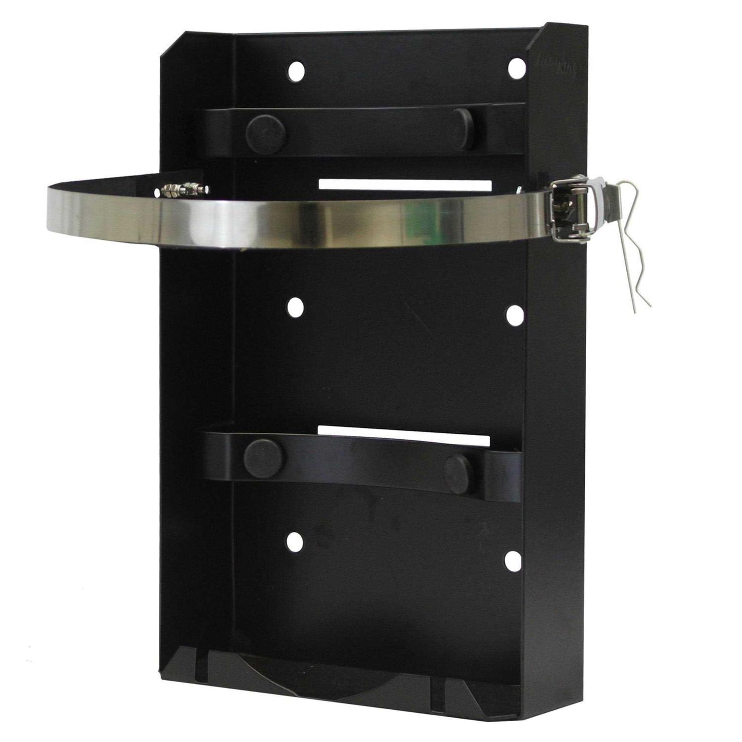 Flame King T-Rack 10lb Propane Tank Mounting Bracket Strap for RV, Trailers, Campervan, and Overland Vehicles - Cheap Fitting