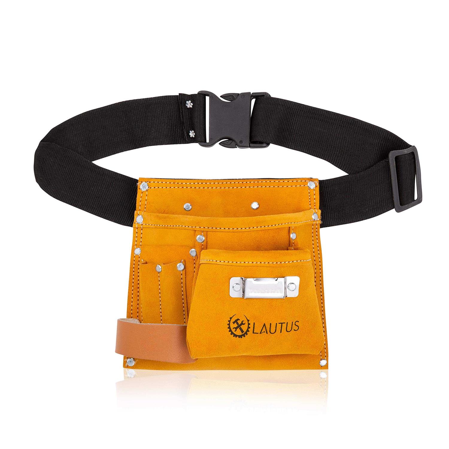 LAUTUS Suede Tool Bag Adjustable Poly Web Belt - Cheap Fitting