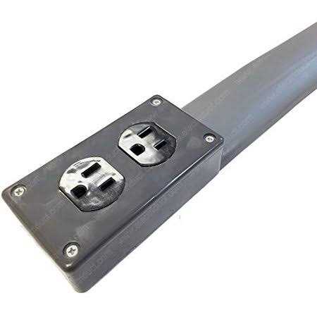 Electriduct Lay Flat Electrical Power Extension Cord Duplex Receptacle Cable Protector - Cheap Fitting