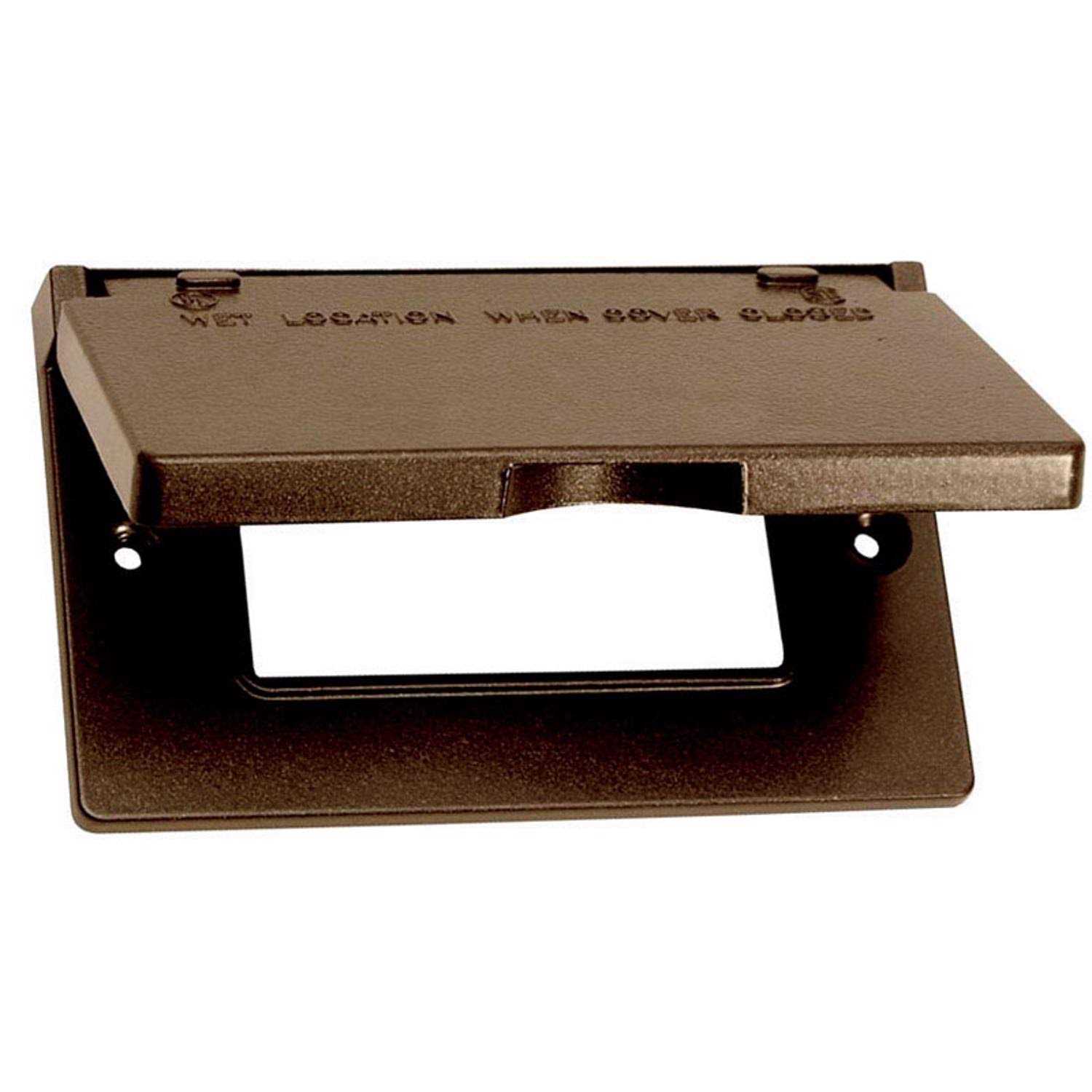 Sigma 14249BR Bronze 1 Gang Horizontal GFCI Cover - Cheap Fitting