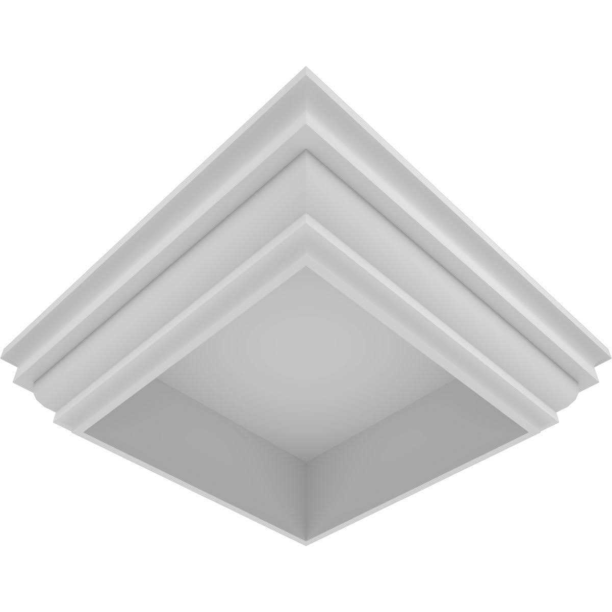 Ekena Millwork Peaked Newel Post Cap for 8 Newel Post NPC08X08P - Cheap Fitting