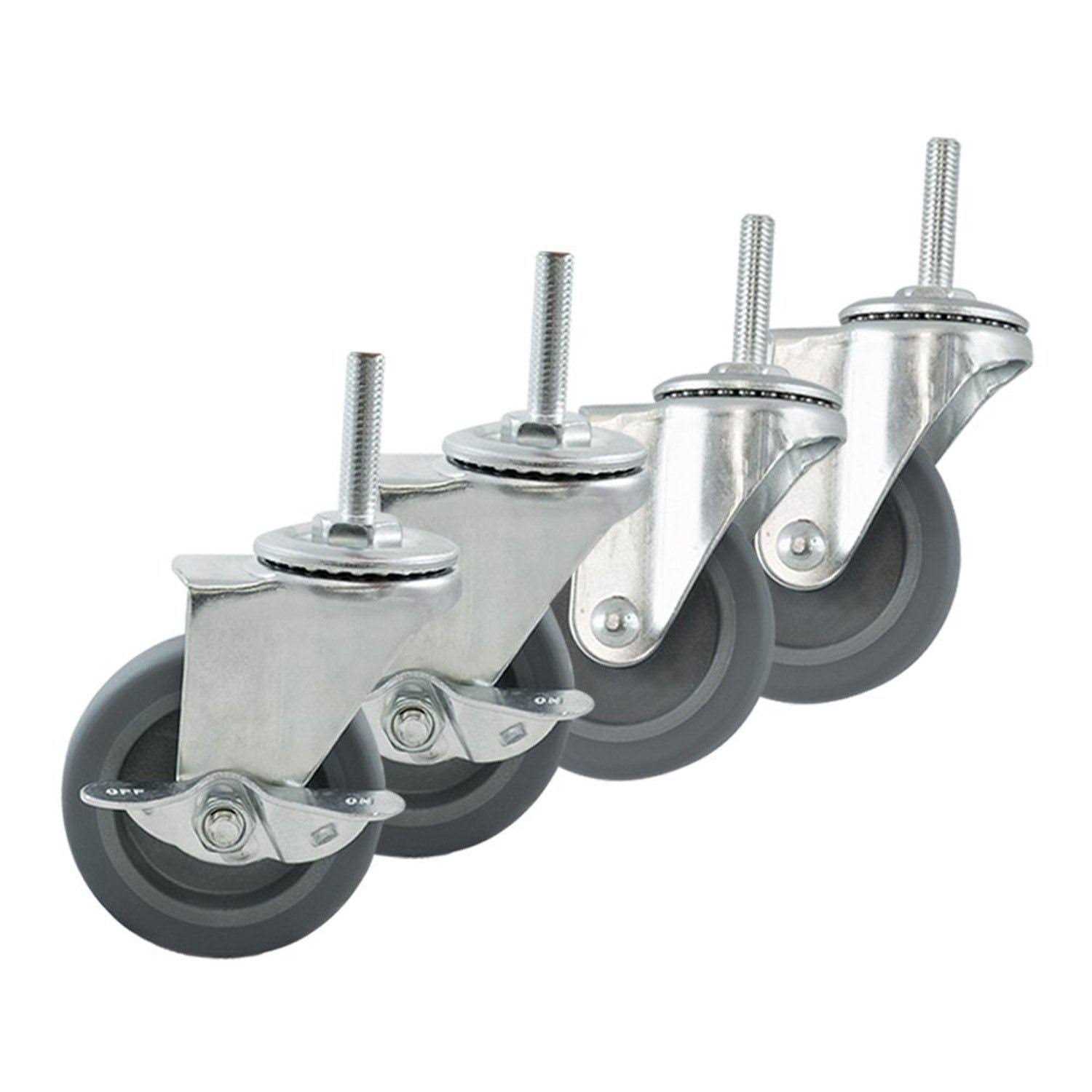 Houseables Caster Wheels Casters Set of 4 Heavy Duty - Cheap Fitting