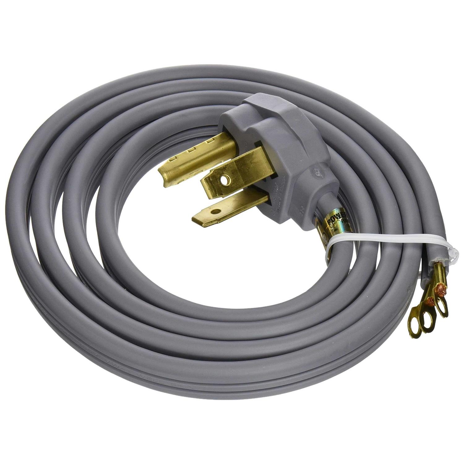 GE 6′ 30amp 3 Wire Dryer Cord - Cheap Fitting