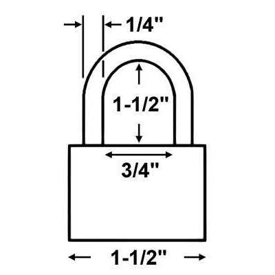 American Lock Padlock A1106 - Cheap Fitting