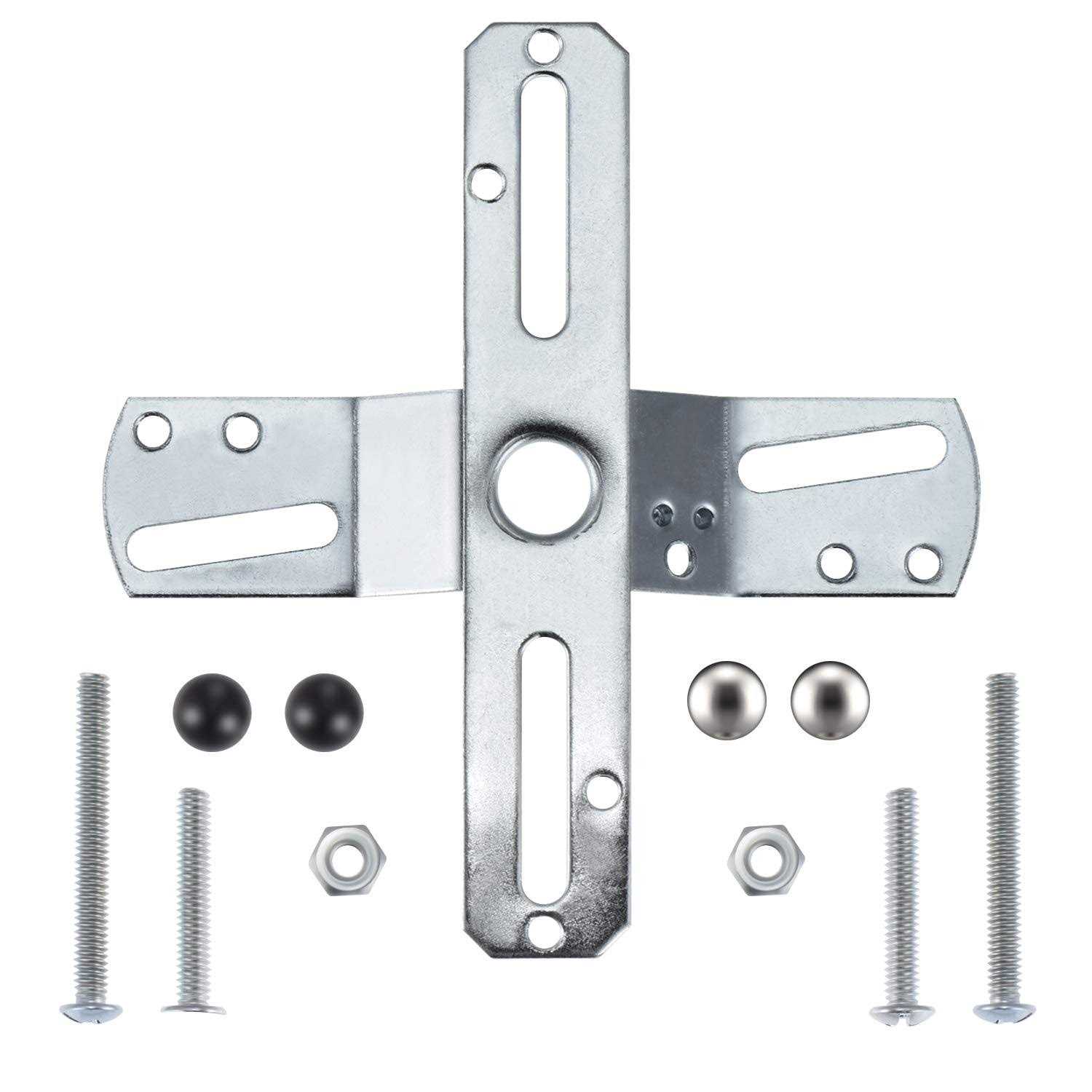 Canomo 4 Universal 360 Rotation Light Fixture Crossbar, Cross-Shaped Lighting Crossbar with Screws and Nuts - Cheap Fitting