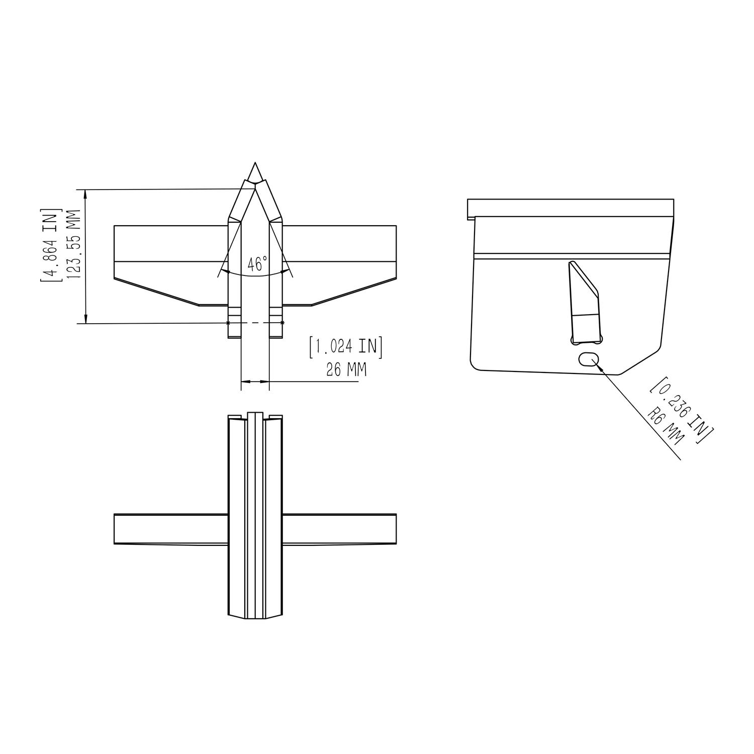 Boss Industrial 4-Way Cross Wedge CW-G - Cheap Fitting