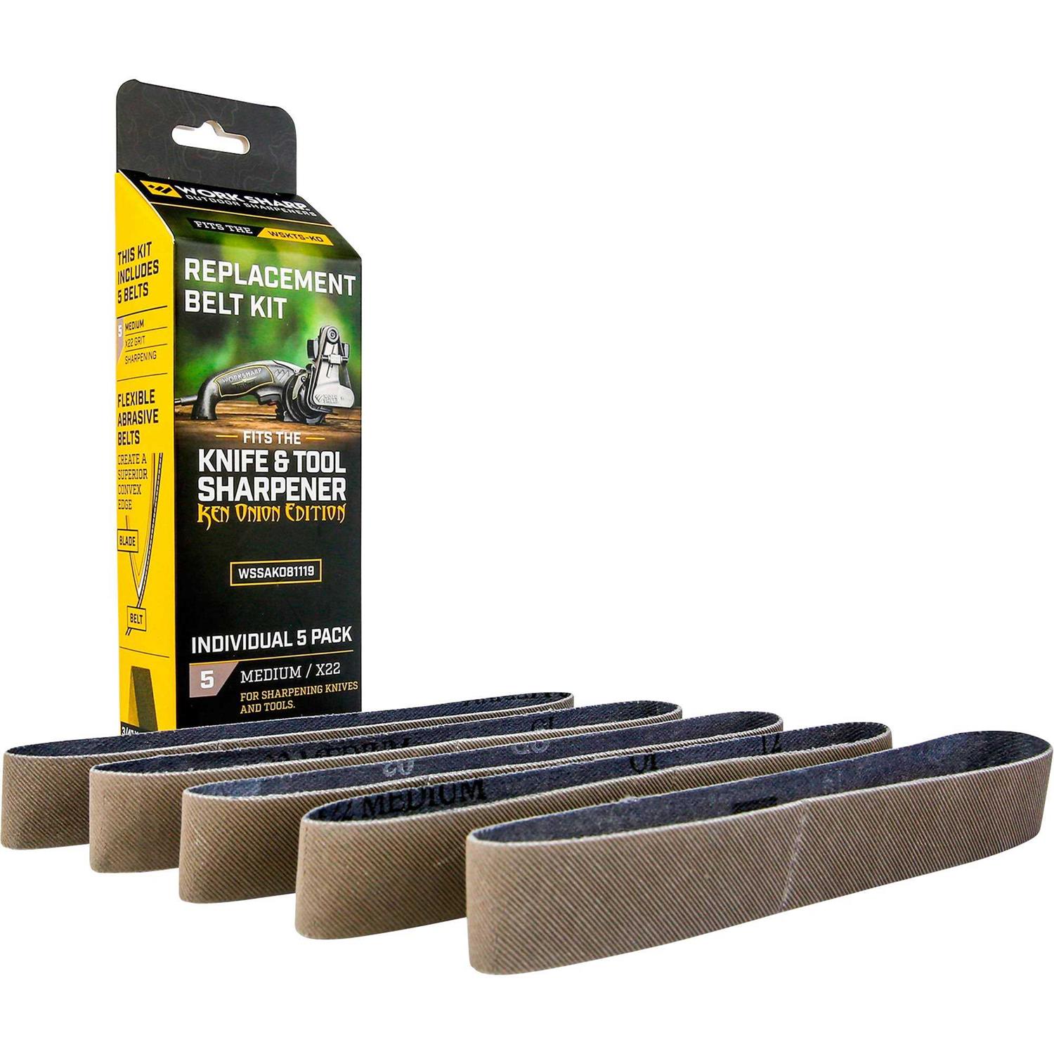Work Sharp Ken Onion X22 Medium Grit Bulk Belt Pack - Cheap Fitting