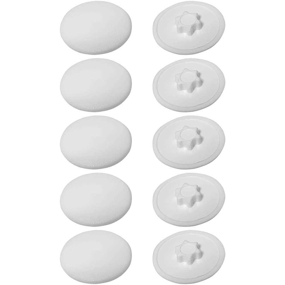 10x Screw caps Covers TORX T10 to 40 Head Push fit Furniture Quality Plastic Cap - Cheap Fitting