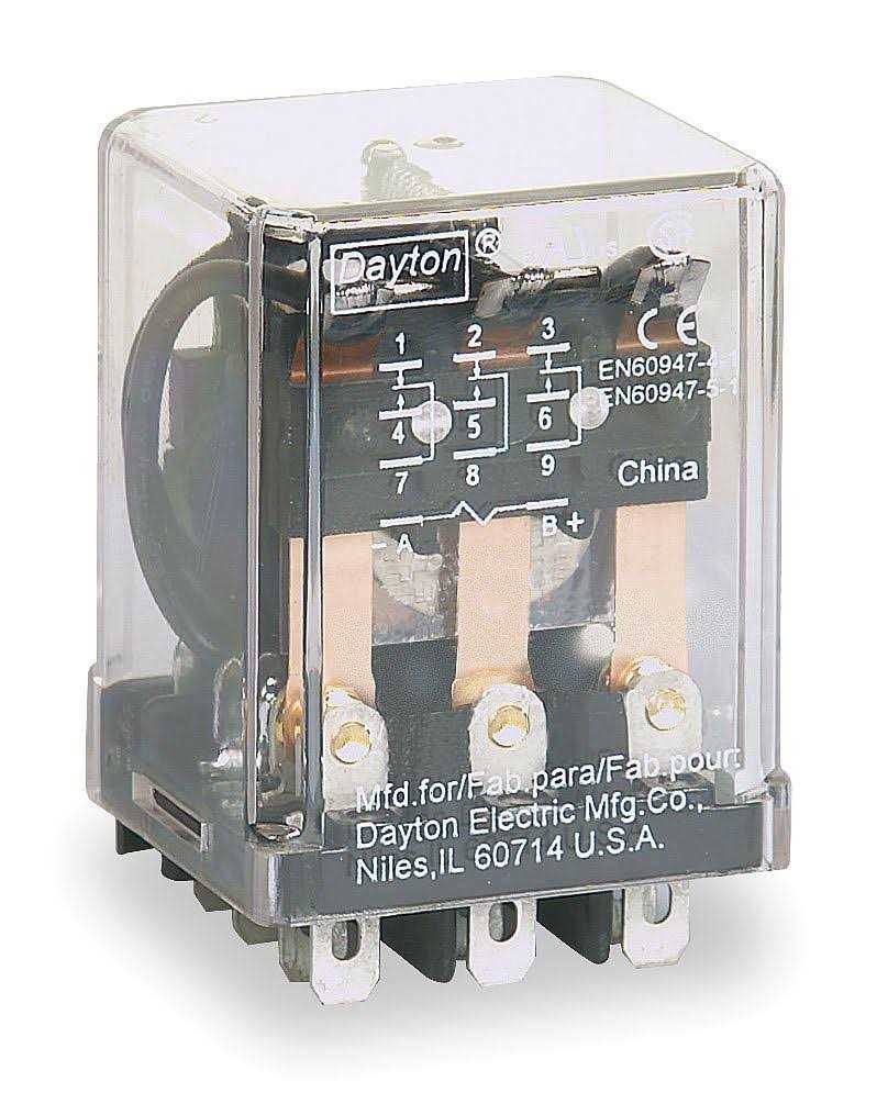 Dayton Gen Purpose Relay,11 Pin,Square,24VAC 5×840 - Cheap Fitting