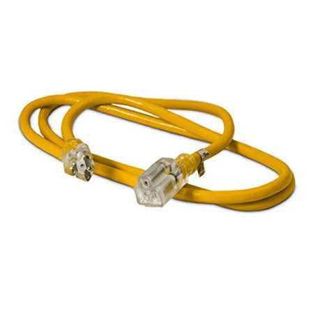 Watt’s Wire 6ft 12Awg SJTW UL Extension Cord - Cheap Fitting