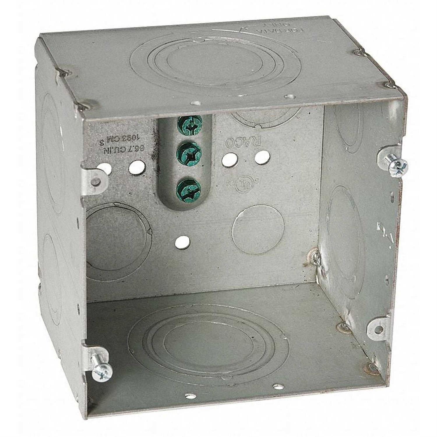Raco Electrical Box,Data,3-1/4 in. Deep 260 - Cheap Fitting