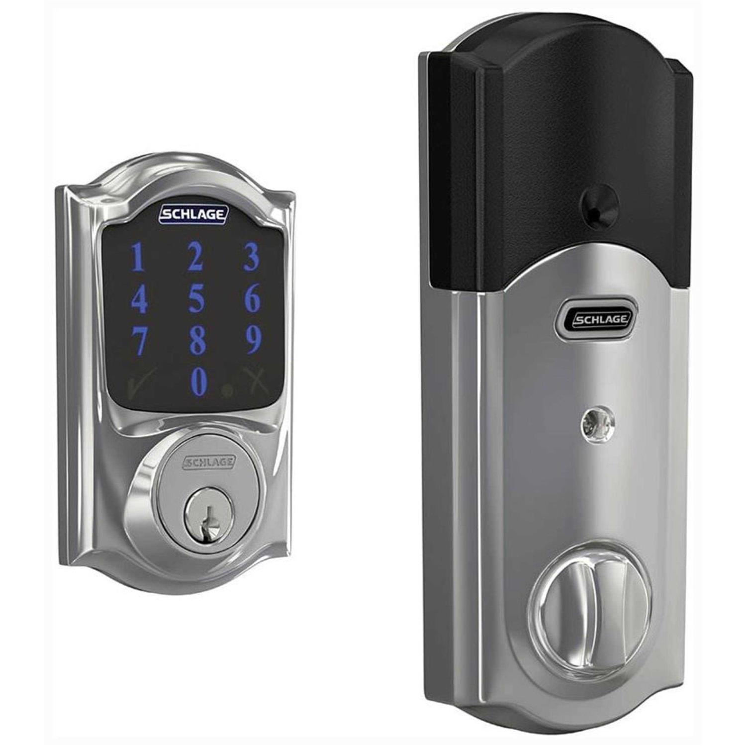 Schlage BE469NX-CAM Connect Camelot Touchscreen Electronic Deadbolt - Cheap Fitting