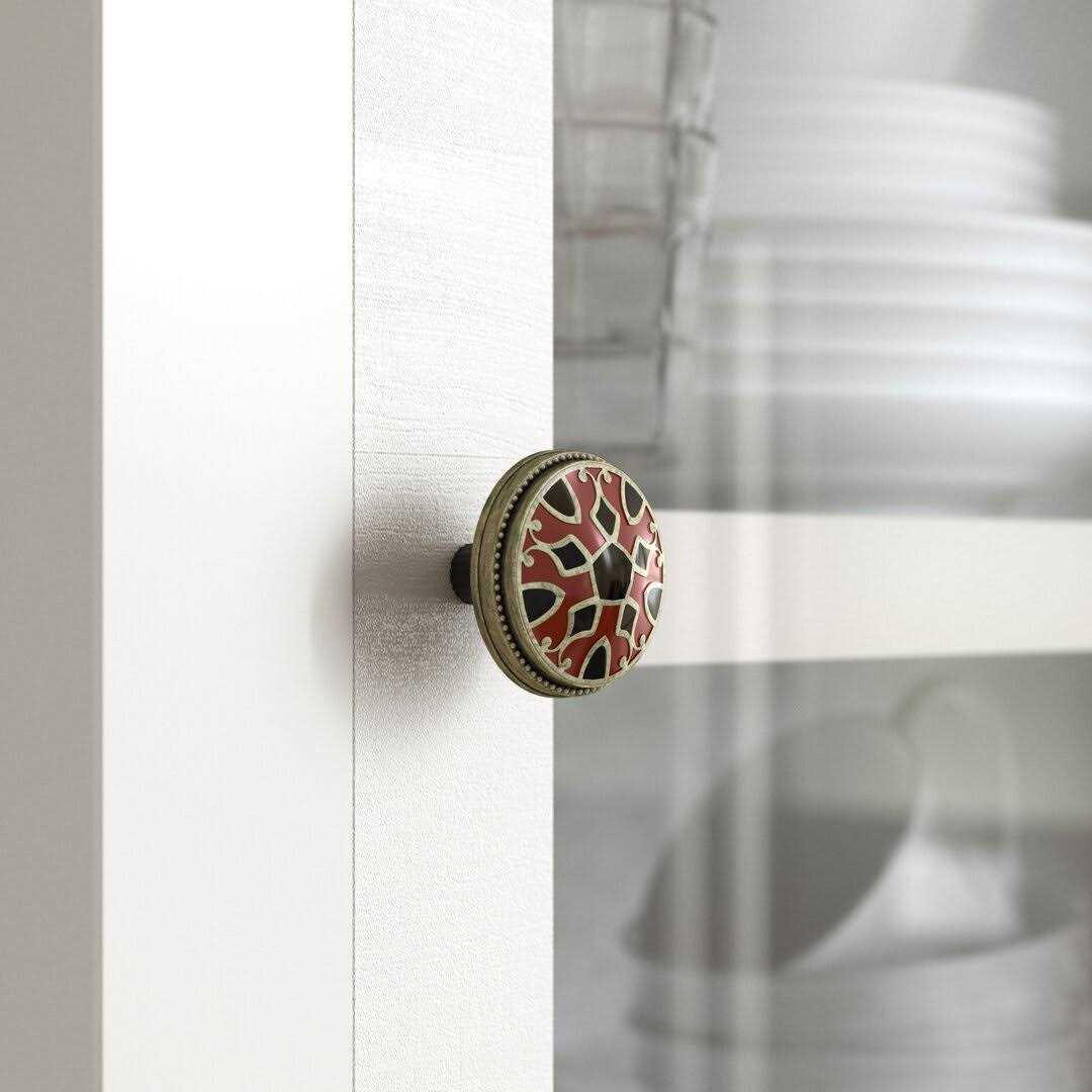 Atlas Homewares 3186-B-W Canterbury Knob - Cheap Fitting