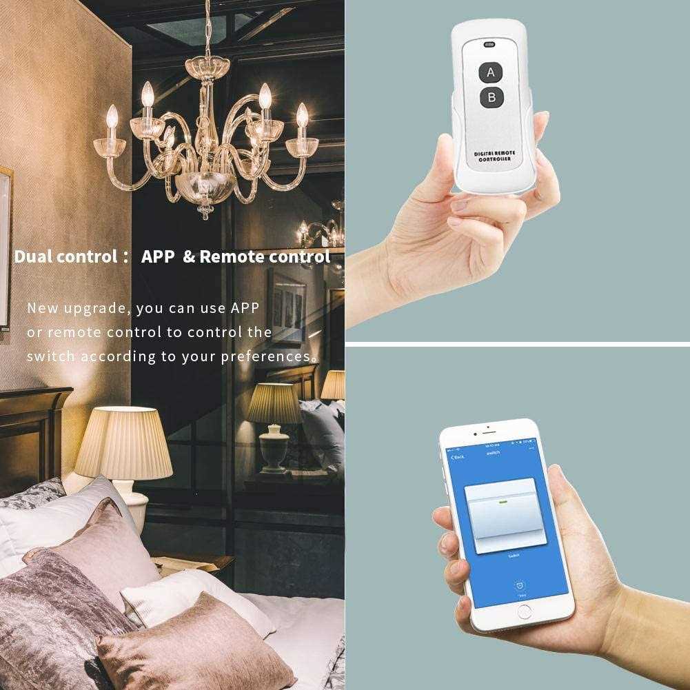 Avatar Controls Smart Single-Pole Rocker Switch with Wi-Fi Control and Bluetooth Remote - Cheap Fitting