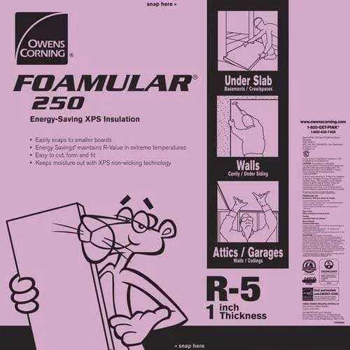 Owens Corning Foamular 250 XPS Insulation Board - Cheap Fitting