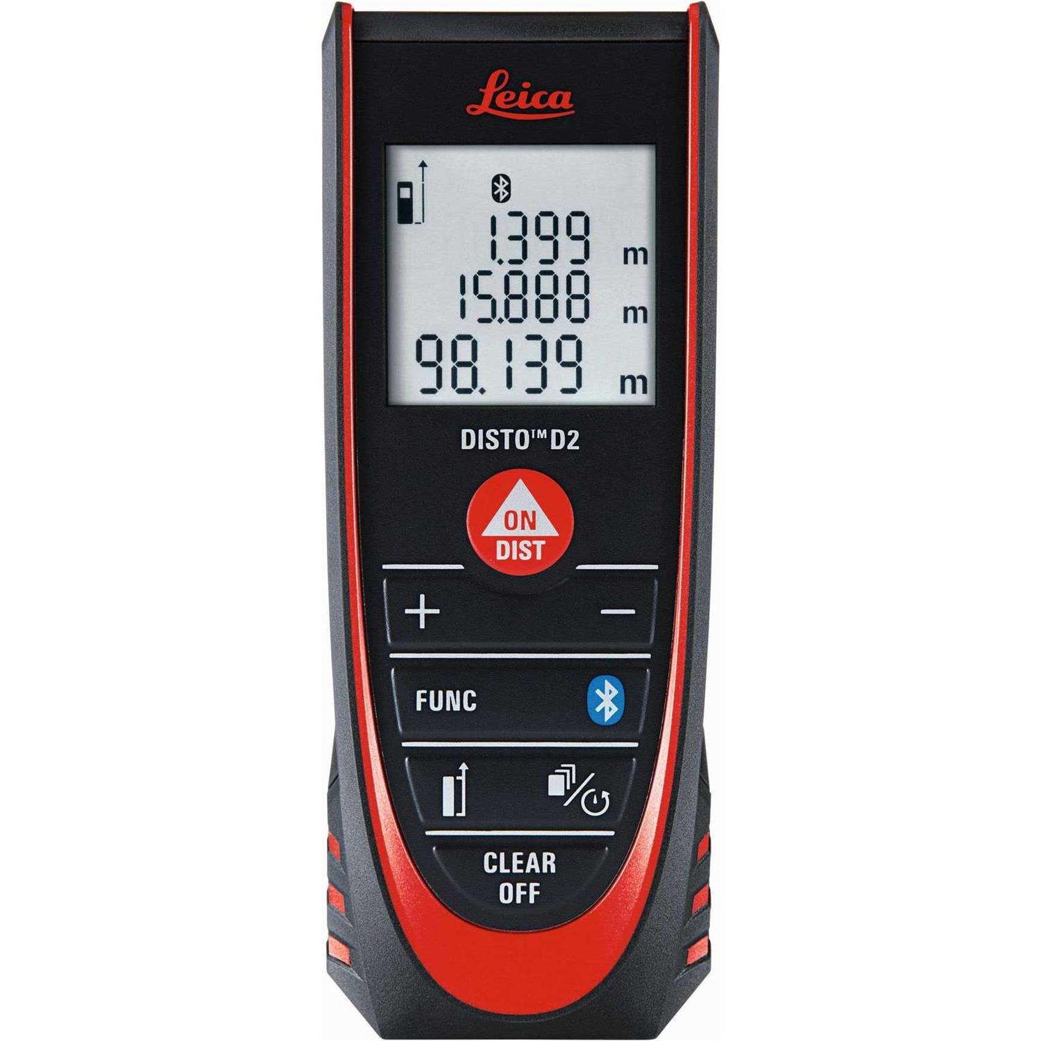 Leica Geosystems Disto D2 Laser Distance Meter 100m Bluetooth - Cheap Fitting