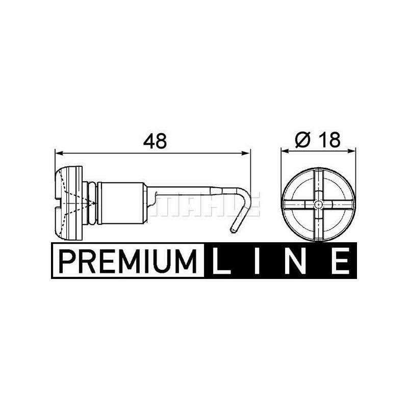 Mahle-Behr Radiator Drain Plug Includes Lock Washer And O-Ring E23 - Cheap Fitting