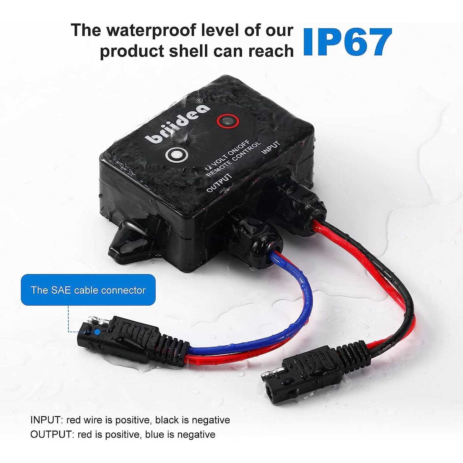 Briidea 12 Volt Wireless Remote Control Switch for Agricultural Sprayers - Cheap Fitting